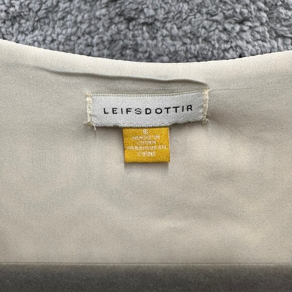 Anthropologie Leifsdottir Small Dress Black White Chevron Pattern Front Full Zip - Picture 4 of 9